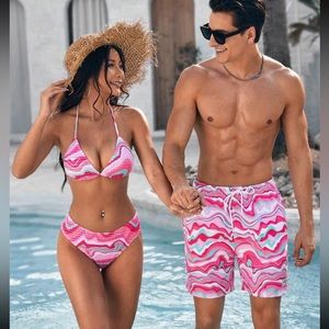Matching Couple Bathing Suit Bikini Set